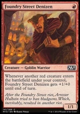 MTG Magic the Gathering Foundry Street Denizen (141/298) Magic 2015 LP