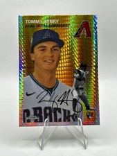 2023 Topps Chrome Platinum Anniver Tommy Henry Prism Refractor Diamondbacks RC