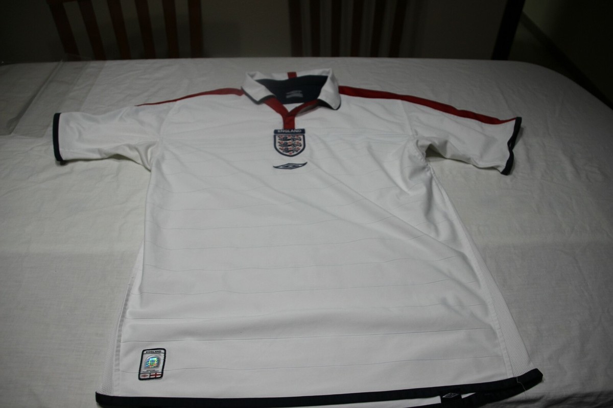 Official Vintage England National Team Shirt 2003-05 Size M