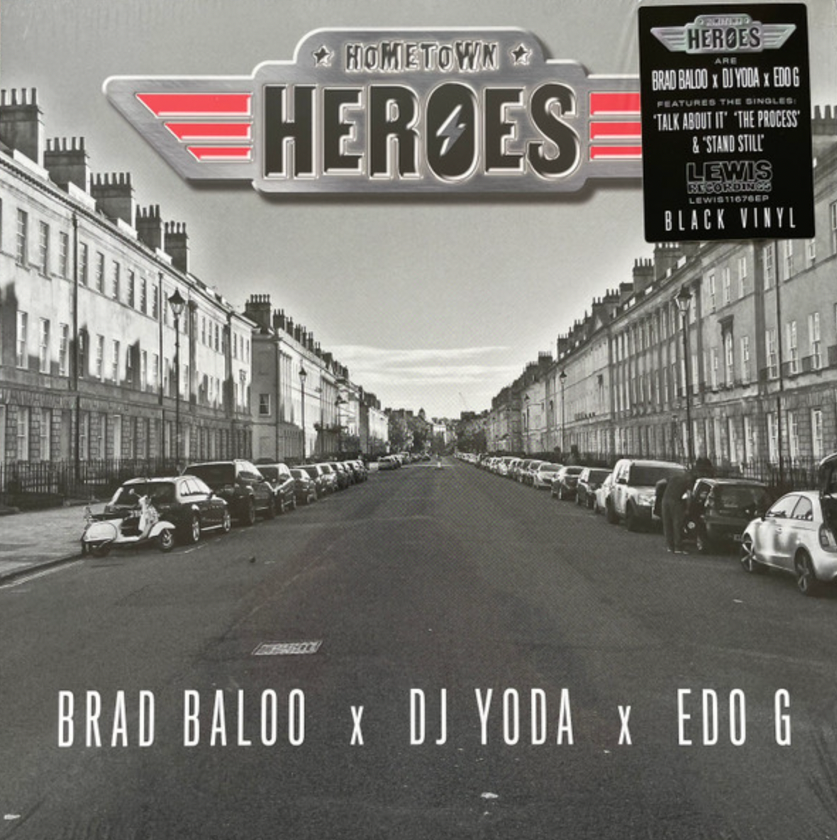 Hometown Heroes Brad Baloo X DJ Yoda X Edo G –  Red LP New & Sealed