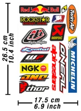 Motocross Decals Stickers Dirtbike Graphics Autocollant Aufkleber Adesivi /634
