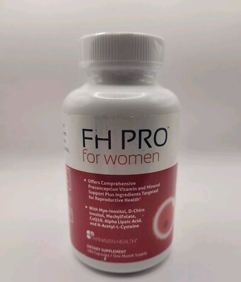 Fairhaven Health FH Pro for Women | Premium Fertility Supplement | 180 Capsules 