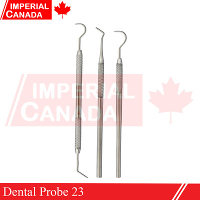 Dental Probe 23 Periodontal Explorers 6 Set Teeth Cleaning Dentists Pick DN-2529
