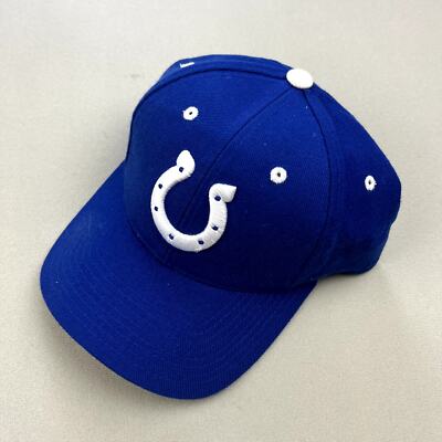 Vintage Indianapolis Colts Hat Cap Snapback Blue Puma NFL Football Logo 90s