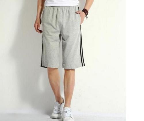 Summer Men's Shorts Elastic waist Lace up Pockets Design cotton Trousers b88 - Picture 17 of 18