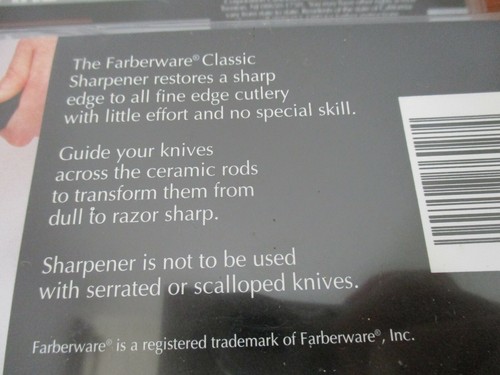 FABERWARE CLASSIC SERIES KNIFE SHARPENER~NEW in BOX - Picture 3 of 4
