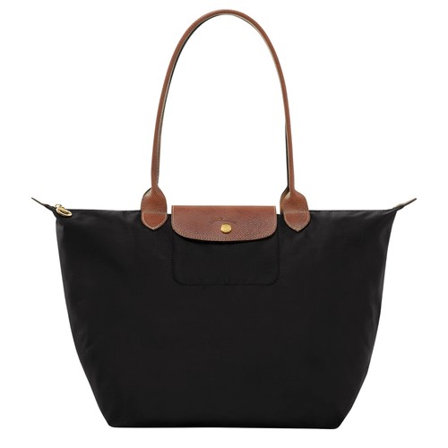 Nuevo) Bolso de Mano de Compras Longchamp Le Pliage Original L Grande - Negro/Papel - Imagen 3 de 15
