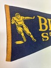 Vintage 1950 Bluefield State Big Blue Virginia University Pennant 10.5x27.5 Inch — photo 4