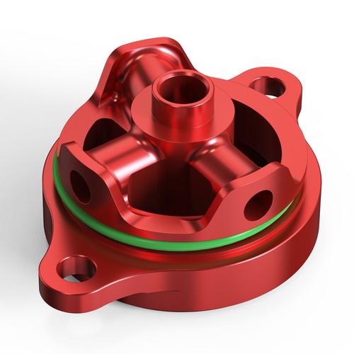 NICECNC Oil Filter Cover For Honda TRX450R TRX450ER 2006-2009 11333-MEB-670 - Picture 13 of 14