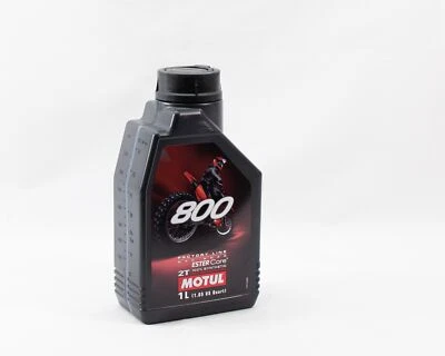 Huile Moteur MOTUL 800 Off Road Factory Line 2T 1 Litre - Photo 1/2