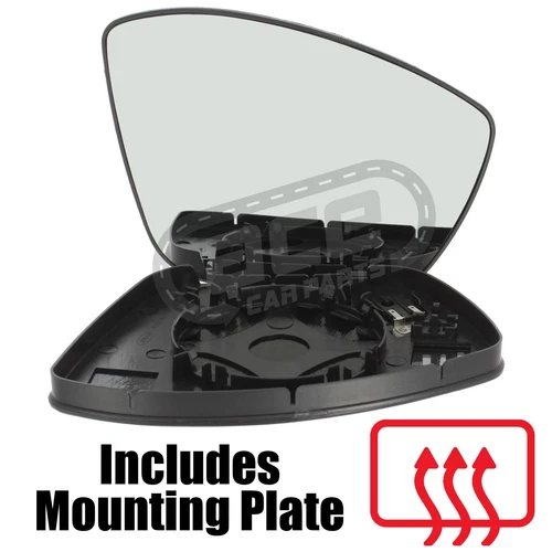 Citroen C3 Mk3 Hatchback 2016-2020 Heated Convex Wing Mirror Glass Drivers Side