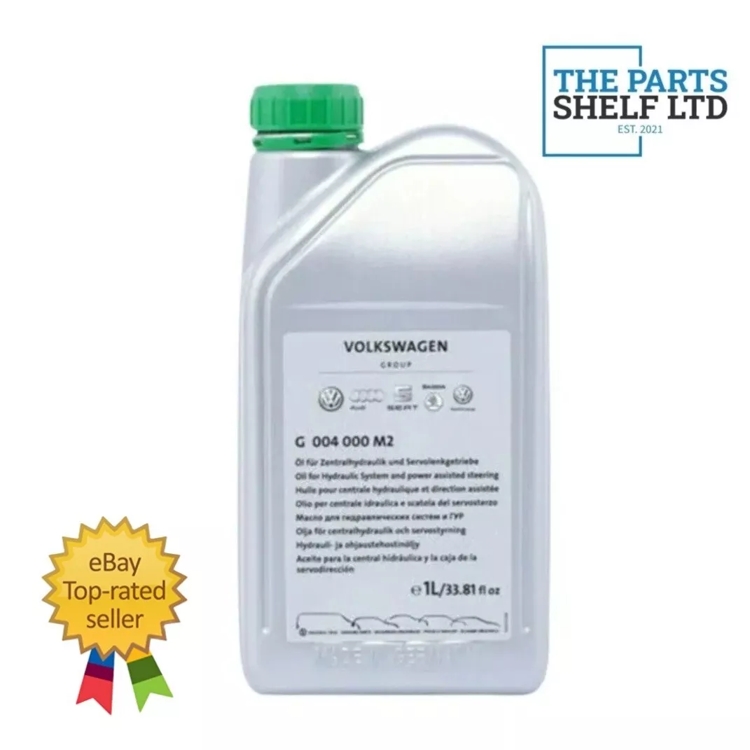 New Genuine VW Audi SEAT Skoda Green Power Steering Fluid Oil 1L G004000M2
