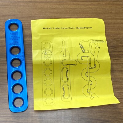 Sky climber Protection 01300 Hold-Me-Lifeline Anchor Device 5/8  Blue V3