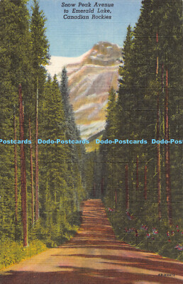 R187201 Snow Peak Avenue to Emerald Lake. Canadian Rockies. The Coast Publishing
