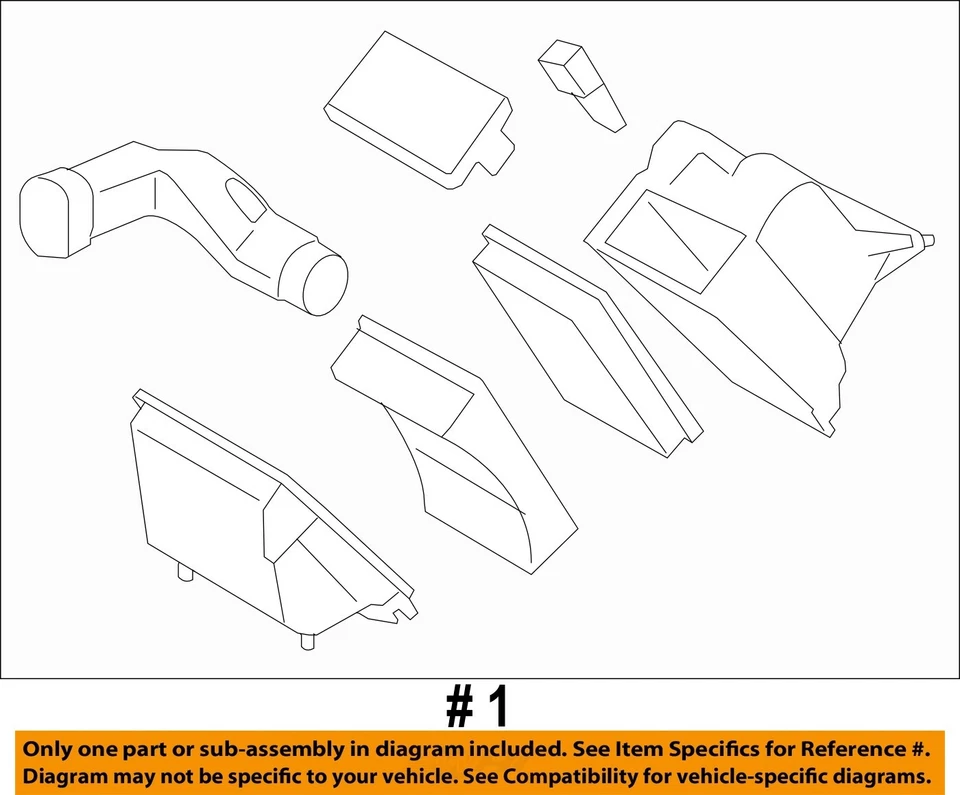 Used Air Cleaner Assembly fits: 2009 Nissan Versa Htbk from 10/06 Grade A — 第 4/4 张图片