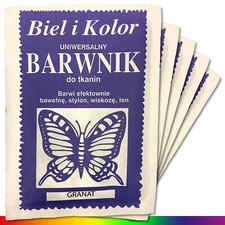 5 X 10 G Peinture Textile Bleu Foncé Teinture Pour Tissu Batik Teindre Réteindre