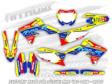 NitroMX Graphics Kit for SUZUKI RMZ 450 2018 2019 2020 Motocross Decals Stickers