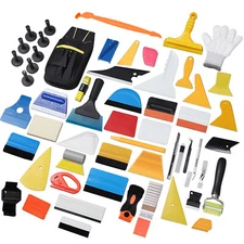 Pro Car Vinyl Wrap Squeegee Felt 4 Magnets Window Tint Vinyl Wrap For Cars USA