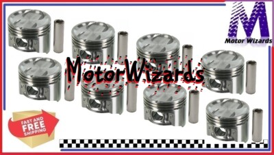 AMC Jeep CJ5 CJ7 AMX 304 V8 1970-81 SEALED POWER 1079NP40 Pistons 8-PACK .040