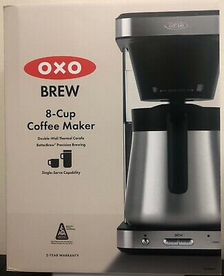 OXO Brew 8-Cup Single Serve Double Wall Thermal Carafe Coffee Maker New