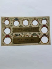 Victorian trade card Beinhauer jewelers NYC 1905 die cut Ring Sizer A76