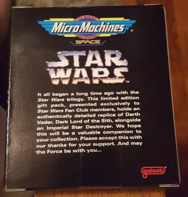Star Wars Fan Club Micro Machines ~ Limited Ed. Darth Vader