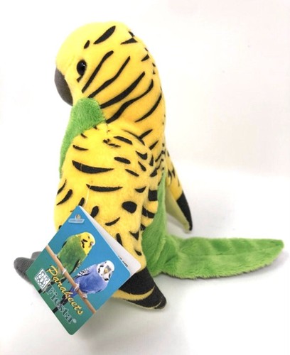 Fiesta Toys - Parakeet Yellow and Green Stuffed Animal Plush 6” New - Picture 2 of 3