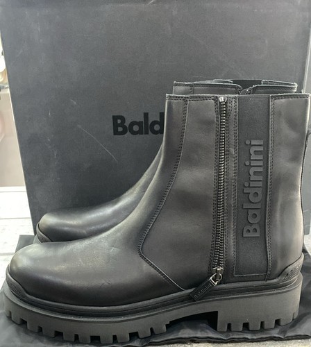 Baldinini Men's Leather Black Boot Size EU 45 (Sole 33 Cm) BD001 - Picture 7 of 11