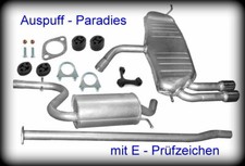 Abgasanlage inkl. Vorderrohr für Audi A3 1.4 TFSi Sportback 8PA 92KW 5-Tür + Kit