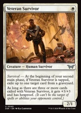MTG Magic the Gathering Veteran Survivor (40/469) Duskmourn House of Horror NM