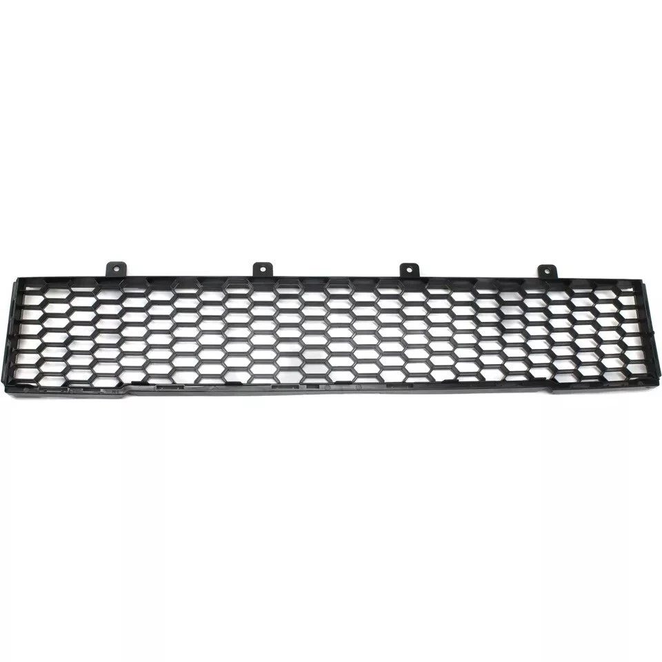 New Front Bumper Grille Textured Gray Plastic Fits 2012 2013 2014 2015 FIAT 500 - Image 3 of 4