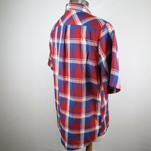 Browning Shirt Mens Large Outdoor Casual Pocket Button Down Plaid Short Sleeve - Picture 3 of 7