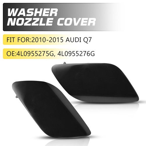 Front Bumper Headlight Washer Cover Nozzle Cap LH & RH For Audi Q7 2010-201 2SET - Picture 12 of 35
