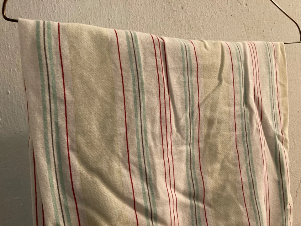 Sábana bajera doble mezcla natural Sears Roebuck And Co., algodón/poliéster, EE. UU. Foto 2 de 4