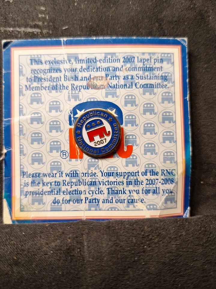 Pin de solapa Republican National 2007 Foto 2 de 3