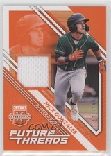 2021 Panini Elite Extra Edition Future Threads Orange 171/199 Nick Gonzales 0s55