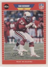 1989 Pro Set Announcers Dan Dierdorf #1 HOF 0a3