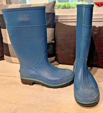 Northerner Rubber Rain Mud Boots Mens Size 7 Blue | Made in USA VGC