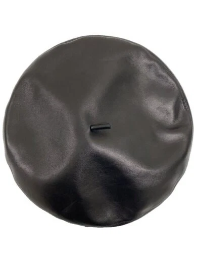 Christian Dior/béret/  /cuir de mouton/BLK/plain/homme/73DRM910A700