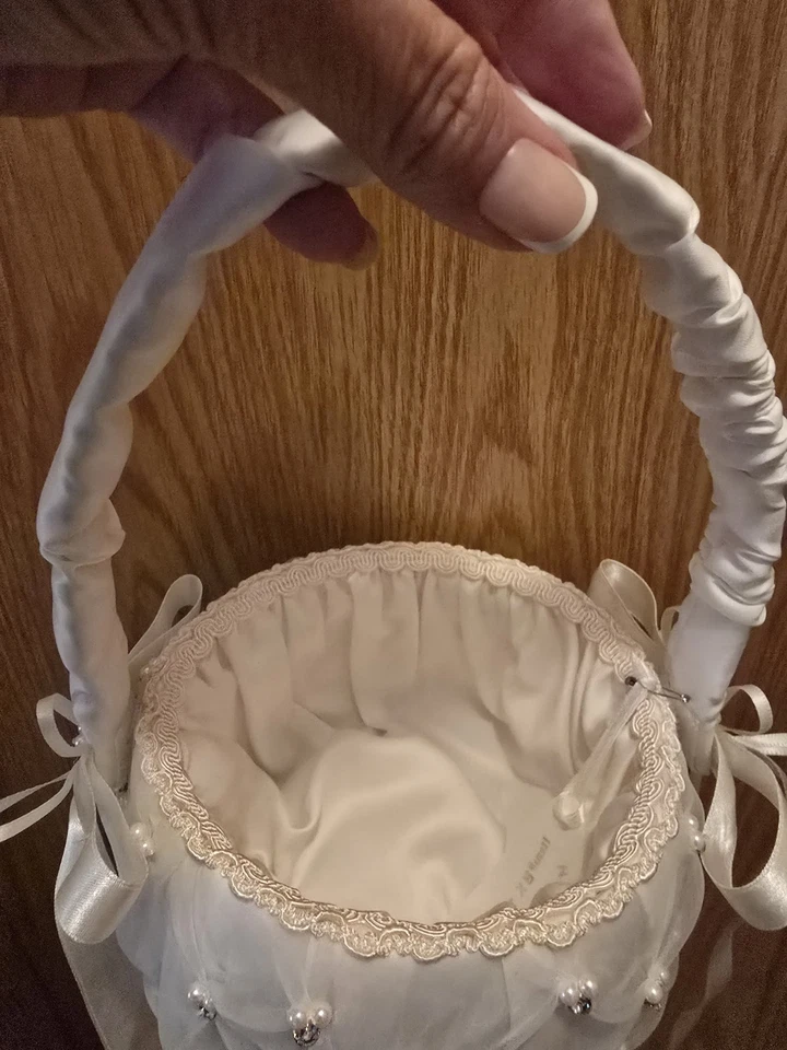 Cesta Disney de cuento de hadas boda niña flor Foto 4 de 4