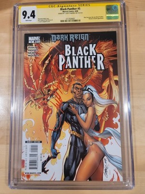 Black Panther #5 (Marvel 2009) CGC SS 9.4 1st Shuri As Black Panther   SIGNED!