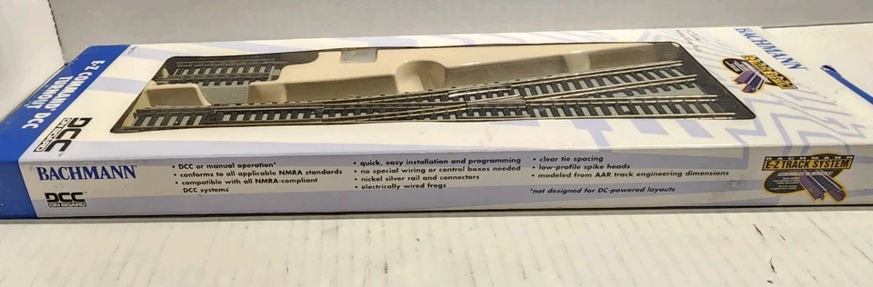 Bachmann HO Scale E-Z Command DCC #5 Left Hand Turnout Switch 44132 - Image 3 of 4