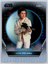 2024 Topps Chrome Star Wars Princess Leia Organa 91 Refractor Rebel Alliance