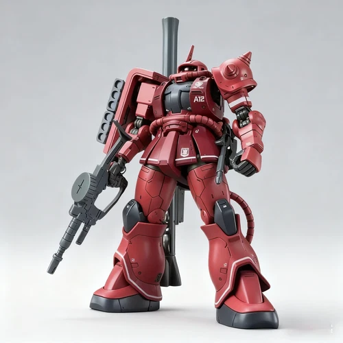 HG 1/144 Red Comet Zaku Model Kit - Perfect Gift for Collectors and Boys - Picture 2 of 8