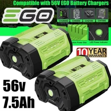 5.0Ah/7.5Ah Lithium-ion Battery For EGO 56V Power+ 56 Volt BA5600T BA4200 BA2800