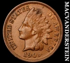 1909 Indian Head Cent- Extra Fine Semi Key Better Date No Reserve #i9293