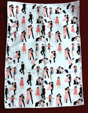 LAST ONE DIRTY DANCING KITCHEN TOWEL 17" x 24" BABY AND JOHNNY GREY AND SWAYZE