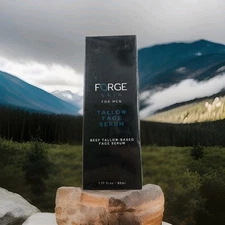 "Forge" Men's Skin Care  Anti-Wrinkle, Tallow Serum Factory Sealed 1.77 Fl Oz