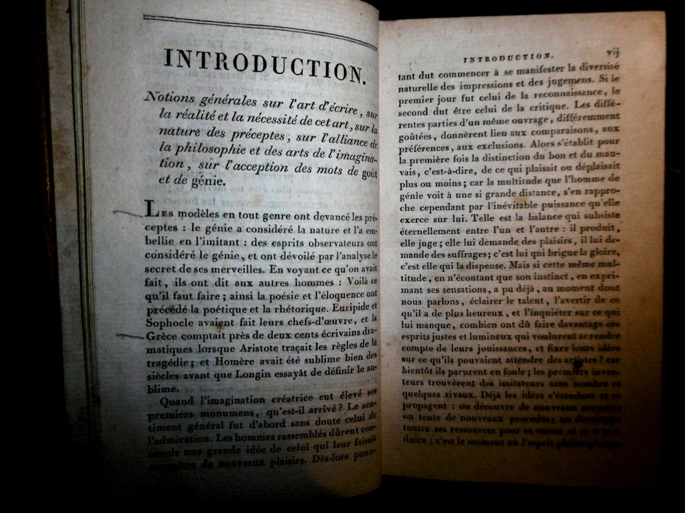 LAHARPE-LYCEE ou COURS DE LITTERATURE ANCIENNE & MODERNE-15 VOL-RELIES- - Photo 3/4