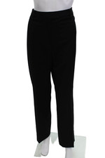 346 Brooks Brothers Womens Wool Single Pocket Detail Dress Pants Black Size 12
